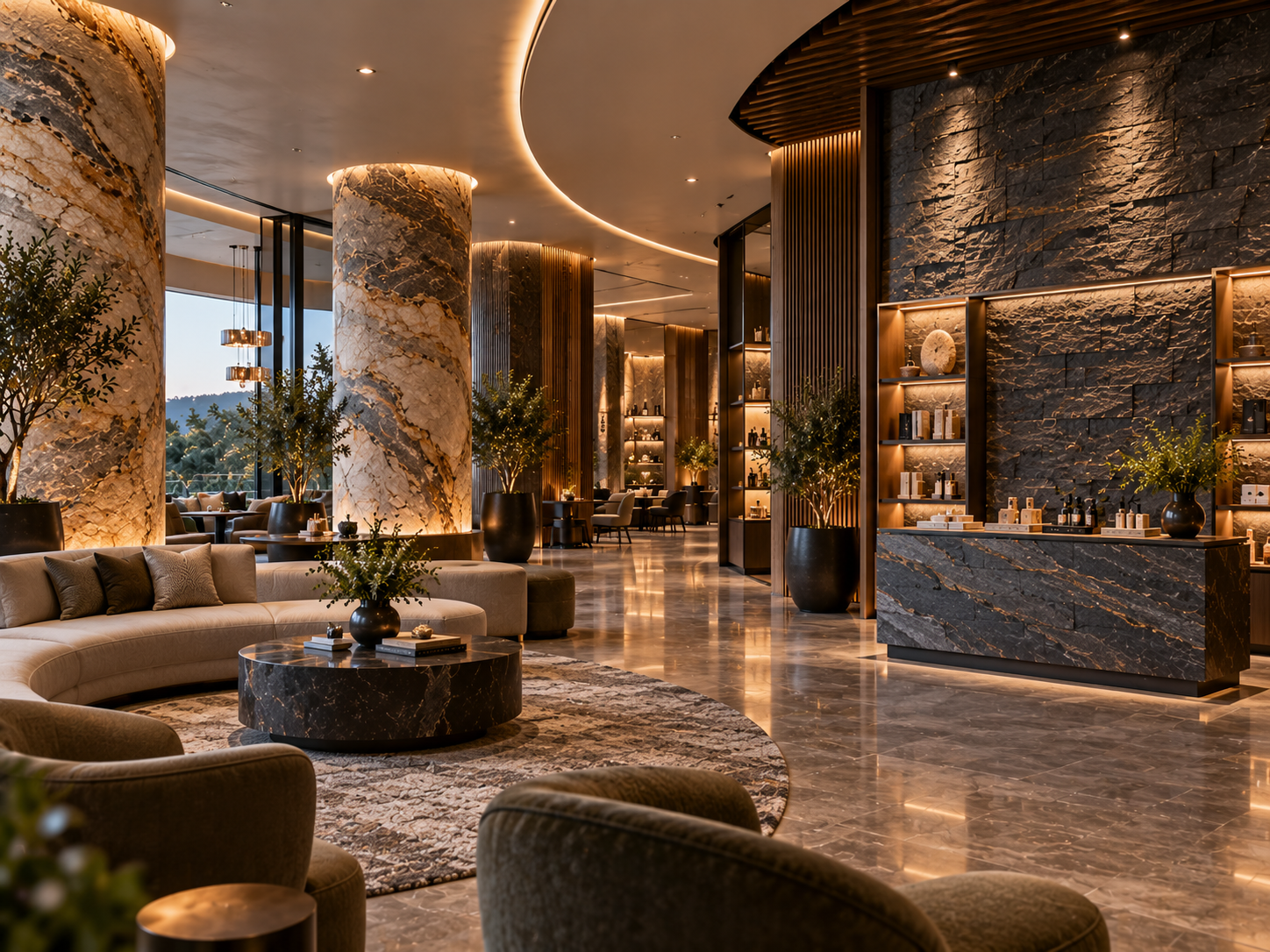 Hospitality, Hotels, and Retail Showrooms