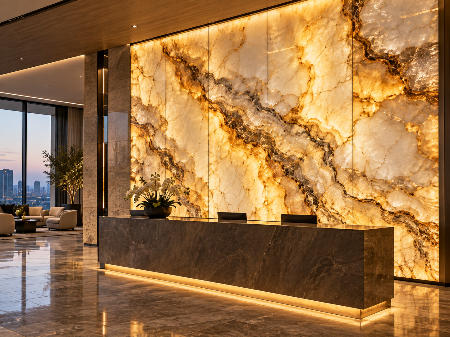 Translucent Stone Veneer